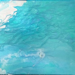 drifting jelly fish 